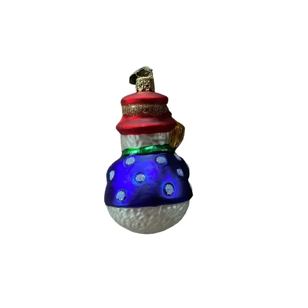 Vintage Christnorn‎ Made in Germany Snowman Ornament in Original Box